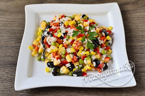 Новогодний салат Конфетти – простой и вкусный
Новогодний салат Конфетти – простой и вкусный