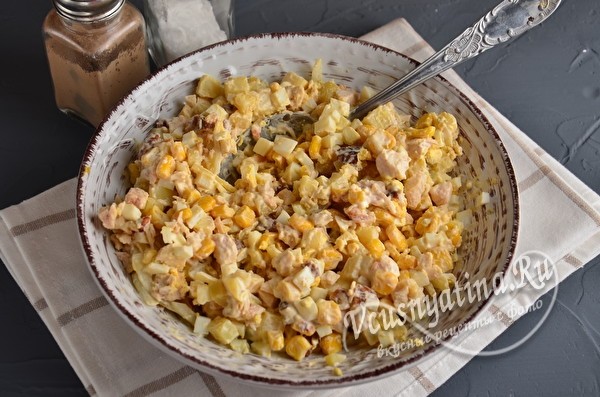 
			Вкусный салат на Новый год 2020 в виде мышки&nbsp;		