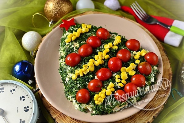 
			Салат &laquo;Елка&raquo; на Новый год &ndash; нарядный и вкусный		