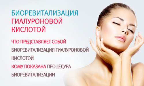 Процедура биоревитализации гиалуроновой кислотой